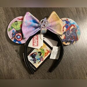 Disney Parks Loungefly Avengers Mickey Mouse headband ears